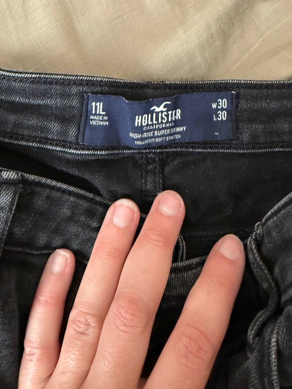 High Rise Super Skinny Hollister 11L